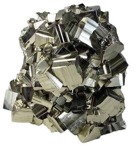 Divinity Crystals Golden Pyrite Crystal Cluster Geode - Original High Energy Natural Iron Pyrite Stone for Abundance, 200 Grams+ Size Default Title